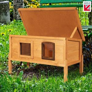 Caseta exterior para gatos con calefacci&oacute;n
