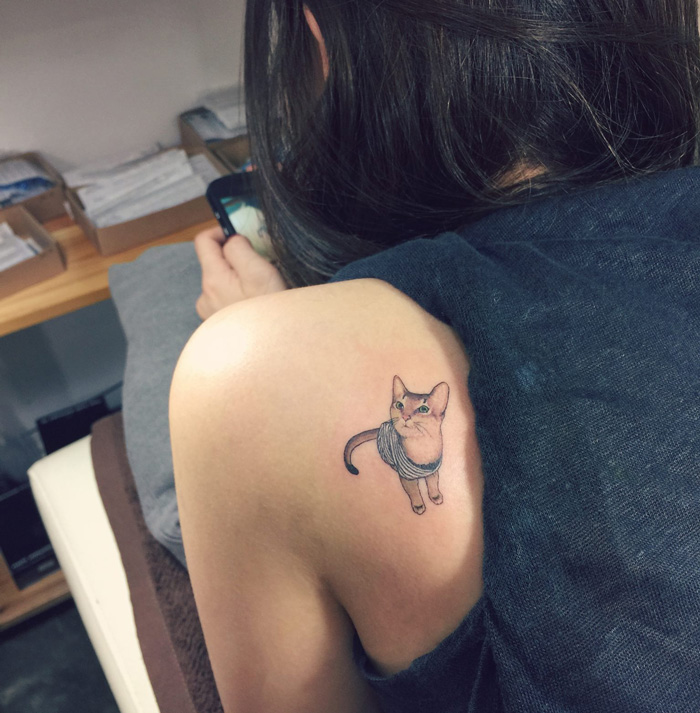 Tatuajes de gatos, muchos duenos los tienen (3)